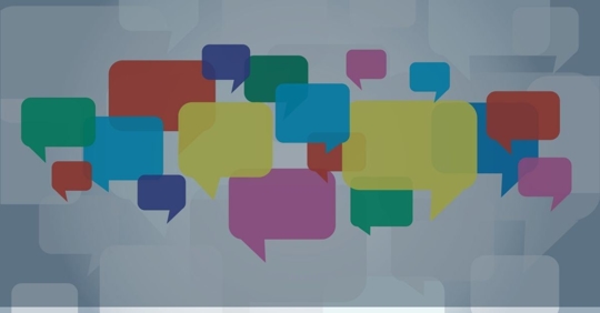 Digital image of a bunch of quote bubble boxes.